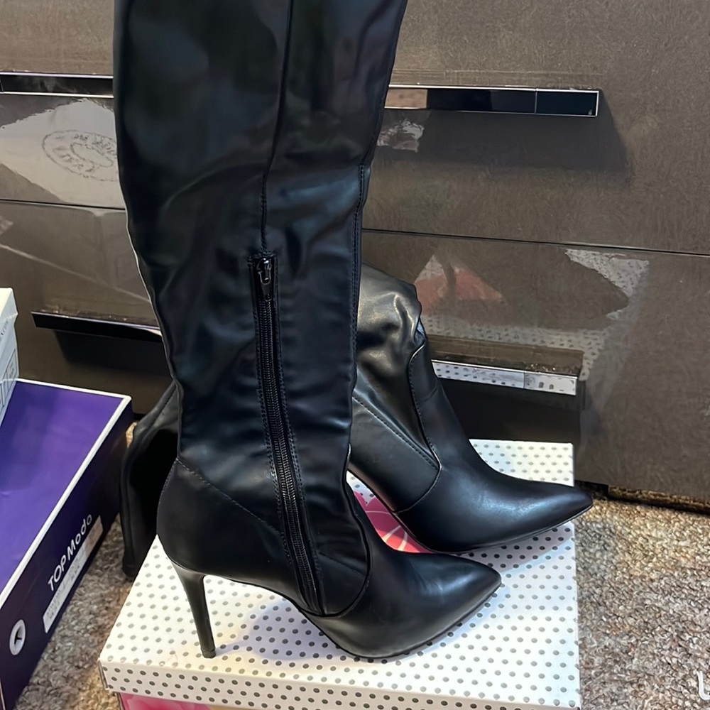 Black Thigh High boots